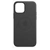 Фото — Чехол для смартфона Apple MagSafe для iPhone 12 mini, кожа, чёрный